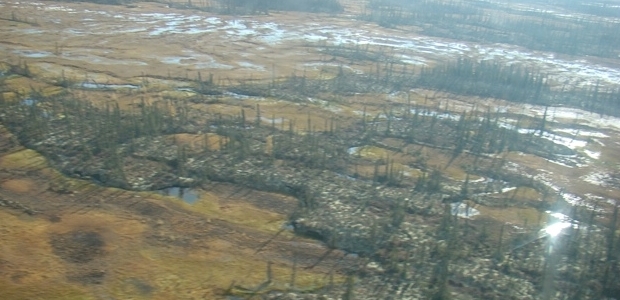 Permafrost, or permanently frozen ground, forms during colder climates, when average annual temperatures remain below freezing. 