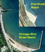 Beach embayment design keeps sand and contaminants in.