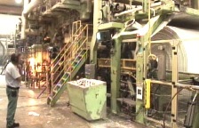 Making paper at Cascades Tissue Group facility