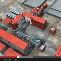 The TCC unit can be fueled by the recovered base oil and the recovered oil not used as fuel can be added back to the drilling mud for reuse.