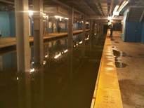 Flooded NYC Subway After Hurricane Sandy