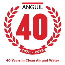 Anguil Environmental Systems is celebrating its 40th anniversary on Aug. 12, 2018, with a party in downtown Milwaukee. (Anguil Environmetal Systems graphic)