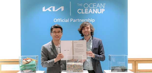 Kia and The Ocean Cleanup Sign Partnership to Promote a Sustainable Future