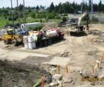 Dual axis blender with GPS location system goes to work at a Washington remediation site.
