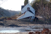 The 2008 spill of 5.4 million cubic yards of fly ash, a byproduct of the Tennessee Valley Authority Kingston Fossil coal-fired electricity generating plant, destroyed homes and filled streams and valleys.