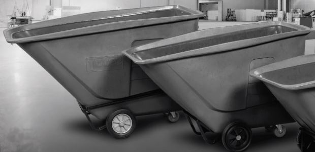 Wheeled trash or janitorial carts make it easy to move carts for short distances, but for covering longer distances, there are various towing options available to move many carts at once, including cube trucks, tilt trucks, dolly adapters, and tow bars.