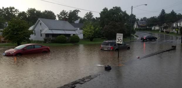 Extensive flooding hit the Lynchburg, Va., area during 2018.