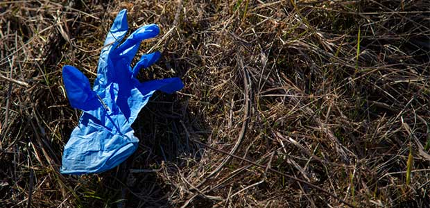 A Global Pandemic Means Littered Disposable Gloves—Everywhere 