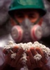 Asbestos fibers can cause lung cancer and other types of serious lung disease in workers when inhaled.