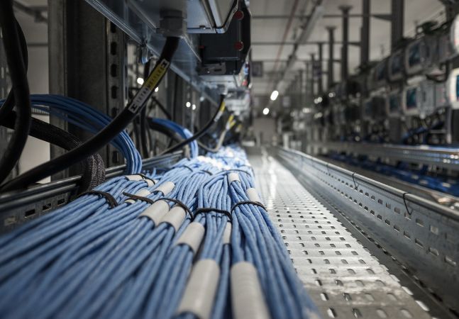 Data Center with Electric Infrastructure