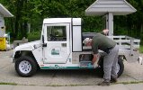 Wisconsin parks are using electric vehicles.