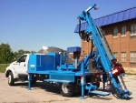 One of ARS Technologies recently acquired EP-Sonic high-speed compact drill rigs. 