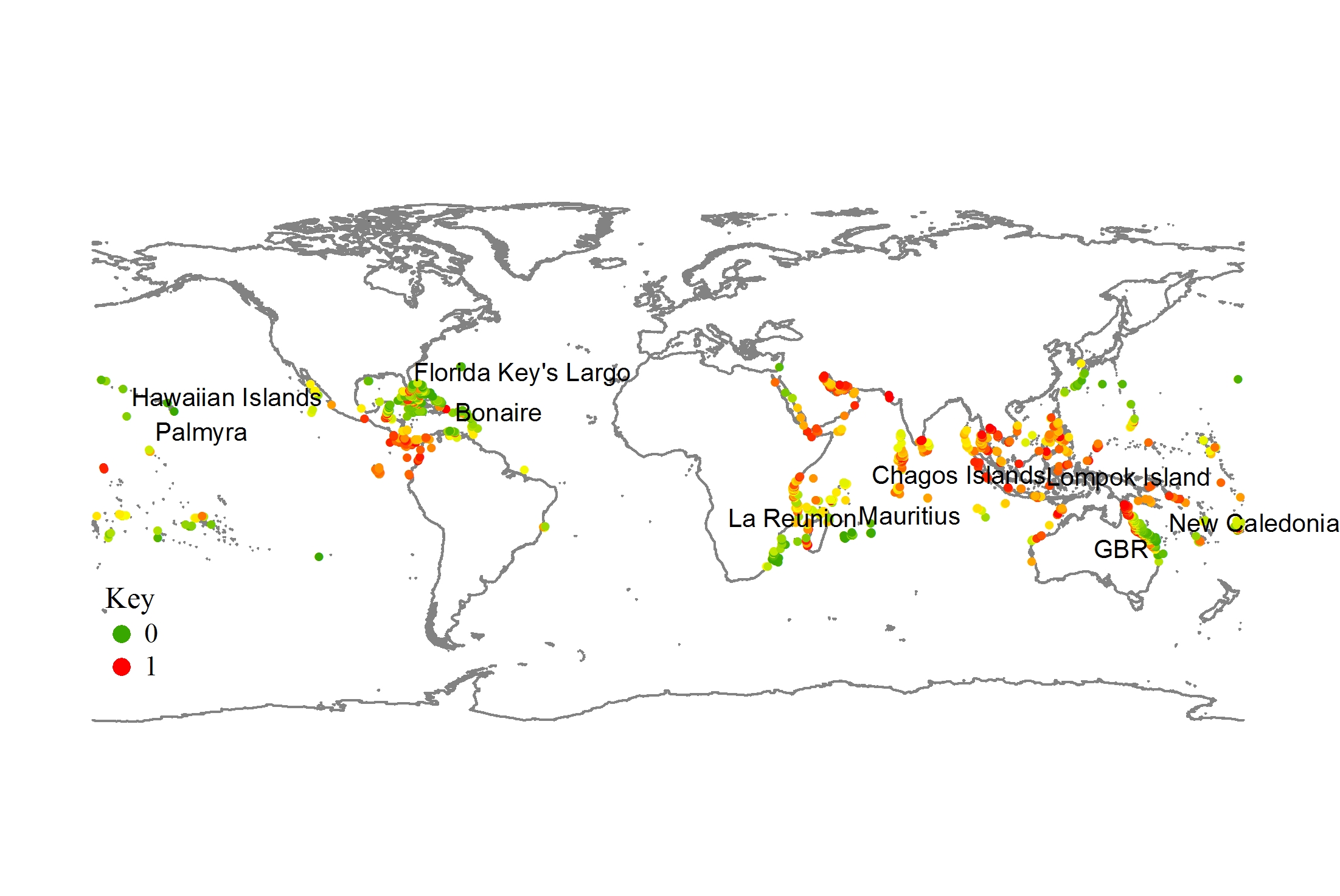 Map Identifies Important Coral Reefs Exposed To Stress