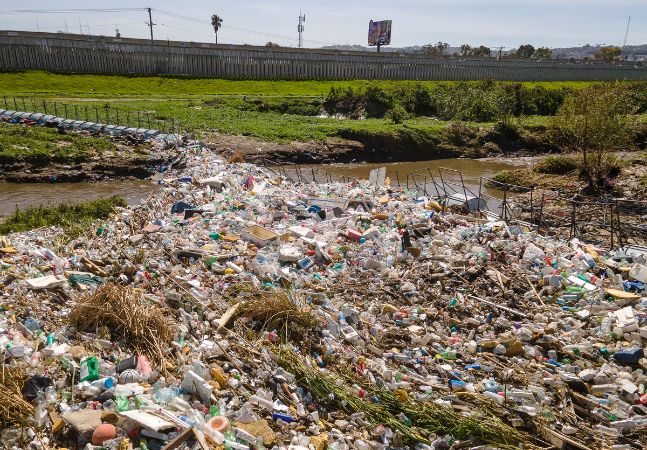 pollution in the Tijuana River