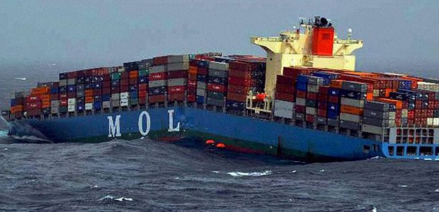 The MOL Comfort, representing a loss of all 4,293 containers on board in 2013, accounted for 77 percent of that year