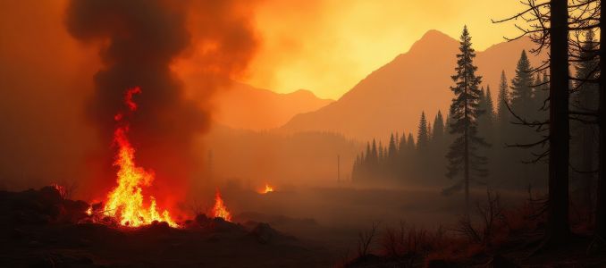 Wildfire Smoke and Mountains