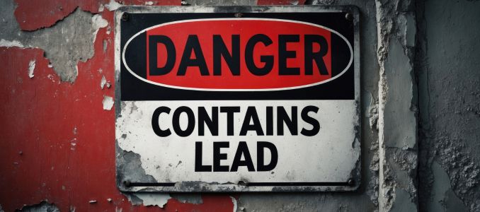 Lead Paint Warning Sign