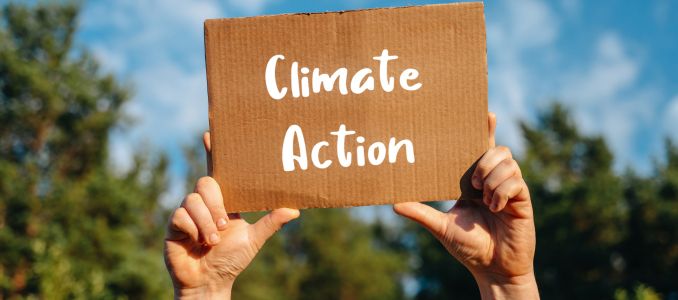 Climate Action Sign