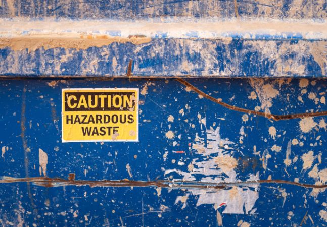 Hazardous Waste Dumpster