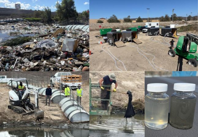 Tijuana river being cleaned up