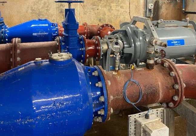 Water pumping station