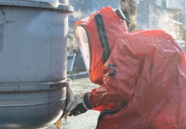 Chemical Leak from a Tank
