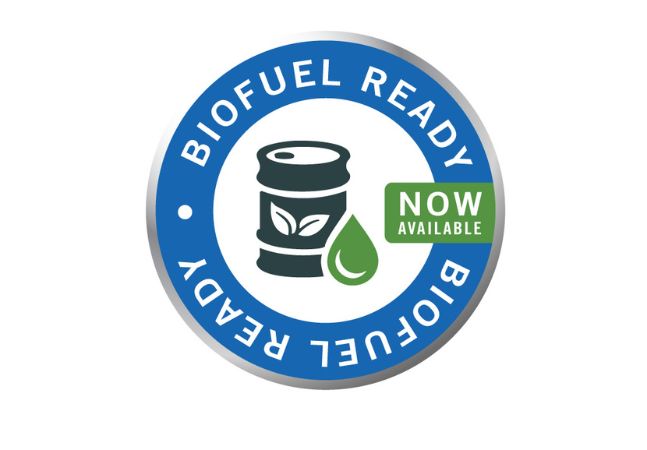 Biofuel Ready sticker on a white background